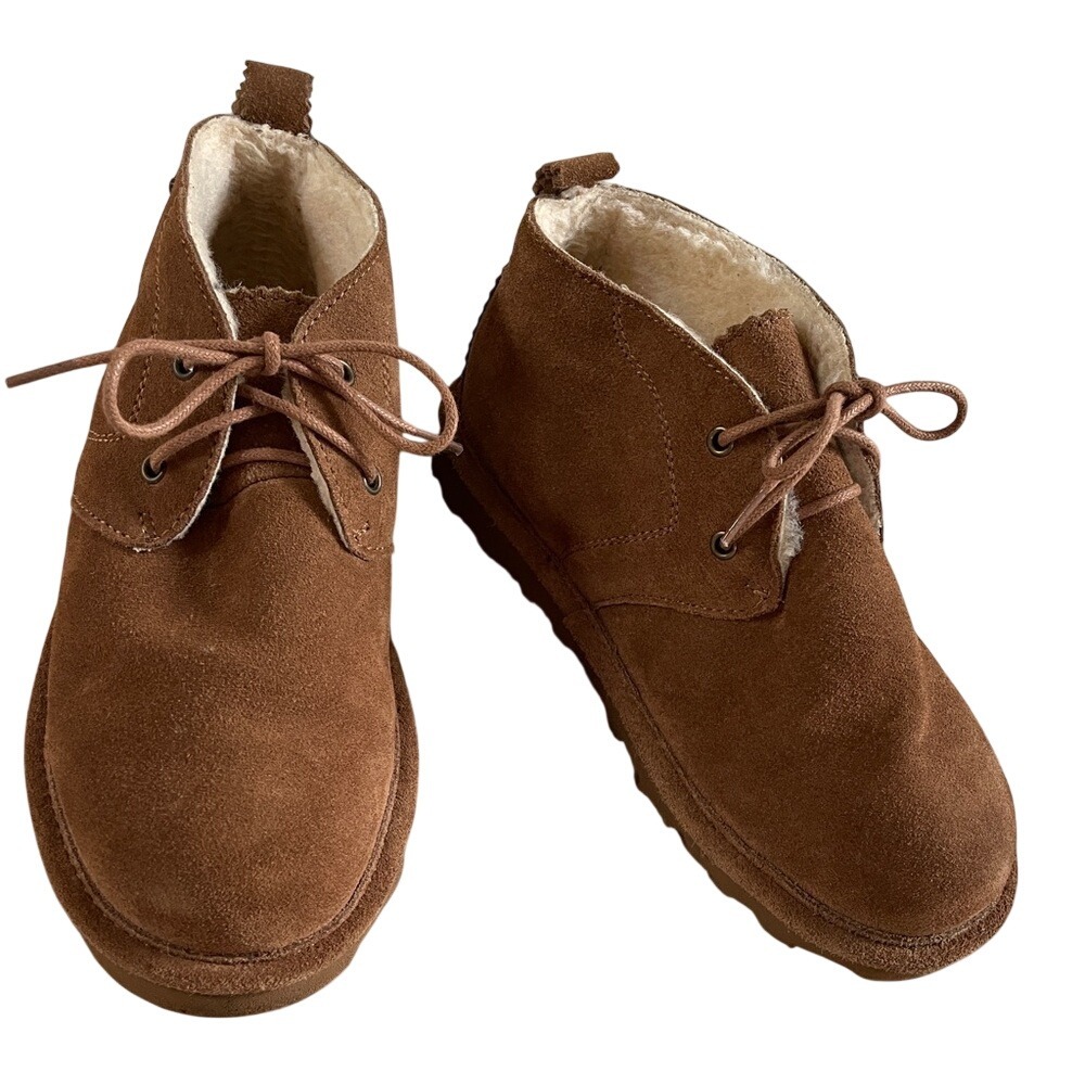 BearPaw Tan ankle‎ boots with tan lining size 5